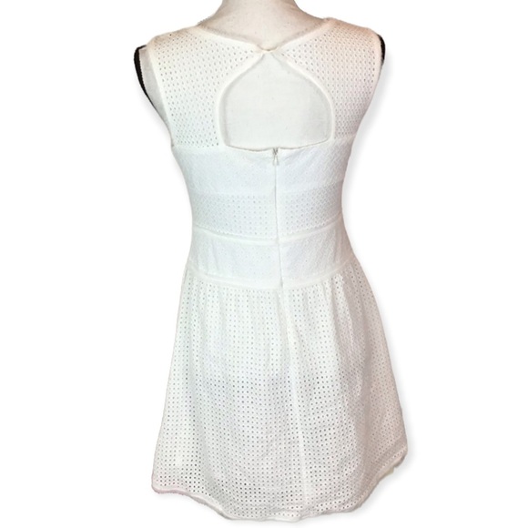 Altar'd State White Eyelet Dress Fit and Flare Size Medium - Picture 4 of 8
